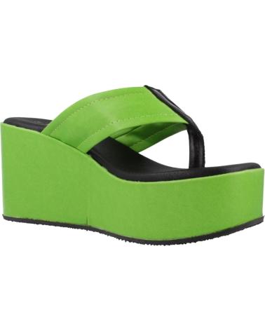 Woman Sandals YELLOW SANDALIAS MUJER MODELO LIZZIE COLOR VERDE  CLOROFILA
