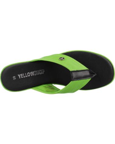 Woman Sandals YELLOW SANDALIAS MUJER MODELO LIZZIE COLOR VERDE  CLOROFILA