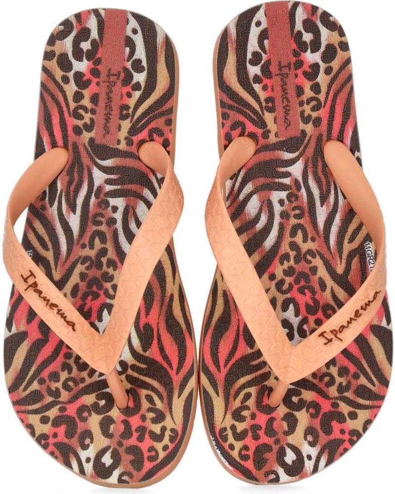 Chanclas IPANEMA  de Mujer y Niña IP 83186 TEMAS X CHANCLAS NINA  BEIG MARRóN