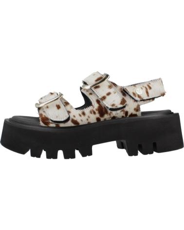 Woman Sandals YELLOW SANDALIAS MUJER MODELO MARTINA COLOR ANIMAL PRINT  VACA