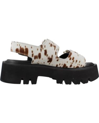 Woman Sandals YELLOW SANDALIAS MUJER MODELO MARTINA COLOR ANIMAL PRINT  VACA