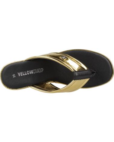 Woman Sandals YELLOW SANDALIAS MUJER MODELO LIZZIE COLOR ORO  GOLD