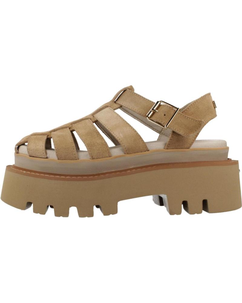 Sandales YELLOW  pour Femme SANDALIAS MUJER MODELO REBECA COLOR MARRON  ARENA