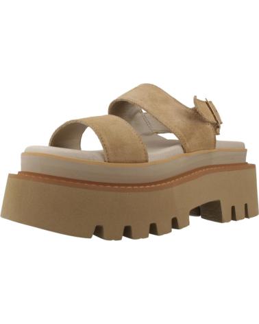 Sandales YELLOW  pour Femme SANDALIAS MUJER MODELO CLAUDIA COLOR MARRON  ARENA