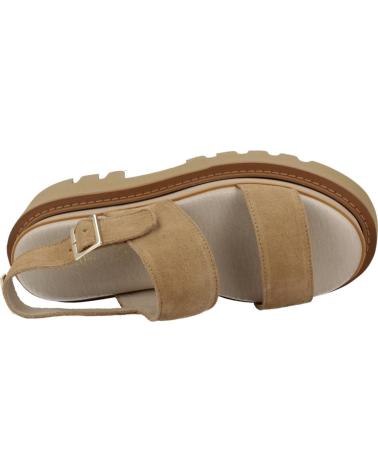 Sandales YELLOW  pour Femme SANDALIAS MUJER MODELO CLAUDIA COLOR MARRON  ARENA