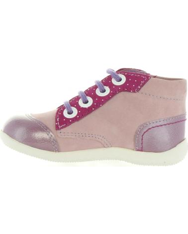Botines de Niña KICKERS 474570-10 BIBOUNOW 141 VIOLET CLAIR