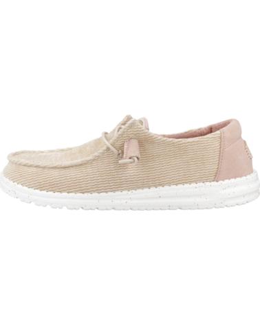 Scarpe HEY DUDE  per Donna ZAPATOS CASUAL MUJER MODELO WAVE CORDUROY COLOR NUDE  TAUPE