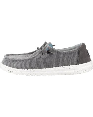 Scarpe HEY DUDE  per Donna ZAPATOS CASUAL MUJER MODELO WAVE CORDUROY COLOR GRIS CHARCOA  CHARCOAL