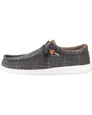 Scarpe HEY DUDE  per Uomo INFORMALES HOMBRE MODELO WALLY PLAID COLOR VERDE  GREY