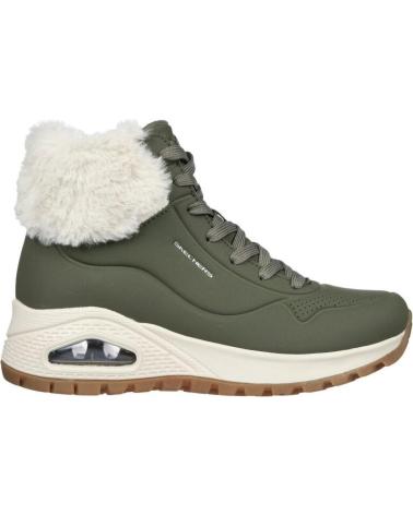 Woman Zapatillas deporte SKECHERS UNO RUGGED-FALL AIR BOTA MUJER 167274-OLV  VERDE