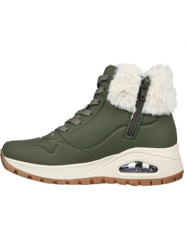 Woman Zapatillas deporte SKECHERS UNO RUGGED-FALL AIR BOTA MUJER 167274-OLV  VERDE
