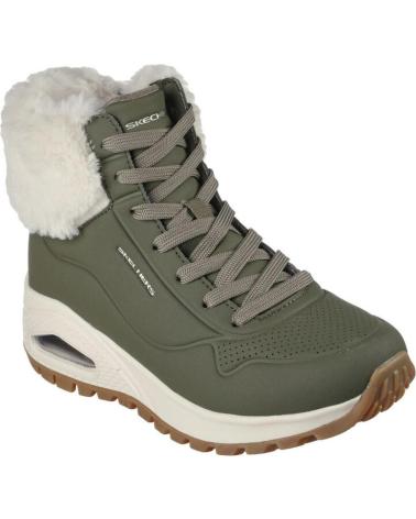 Woman Zapatillas deporte SKECHERS UNO RUGGED-FALL AIR BOTA MUJER 167274-OLV  VERDE