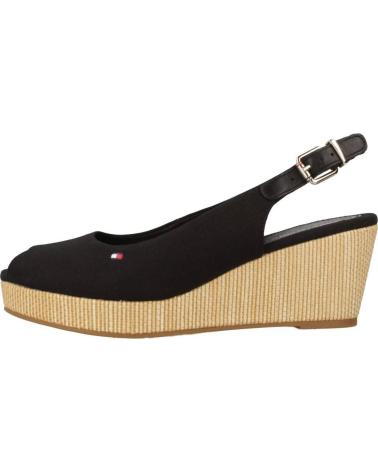 Sandalen TOMMY HILFIGER  für Damen SANDALIAS MUJER MODELO ICONIC ELBA SLING BACK W COLOR NEGRO  BDSBLACK