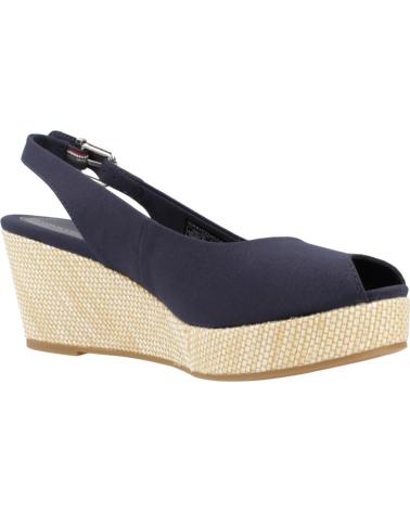 Sandalen TOMMY HILFIGER  für Damen SANDALIAS MUJER MODELO ICONIC ELBA SLING BACK W COLOR AZUL D  DW6