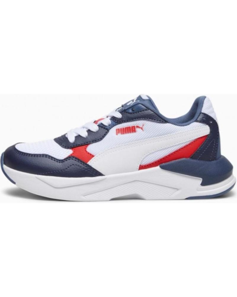 Deportivas PUMA  de Niña y Niño ZAPATILLA X-RAY SPEED LITE JUNIOR 385524 20 BLANCA Y MARINO  BLANCO