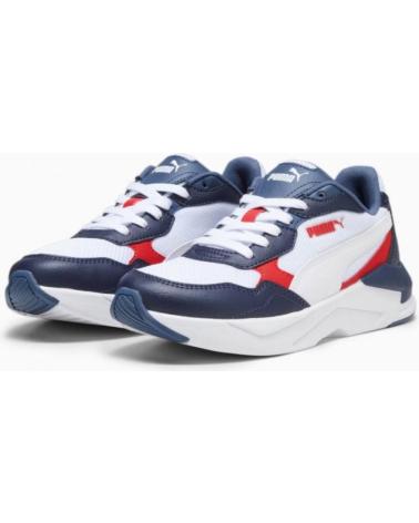 Deportivas PUMA  de Niña y Niño ZAPATILLA X-RAY SPEED LITE JUNIOR 385524 20 BLANCA Y MARINO  BLANCO