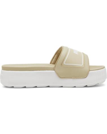 Zehansandalen PUMA  für Damen CHANCLAS KARMEN SLIDE PLATAFORMA MUJER 389073 11  BEIGE