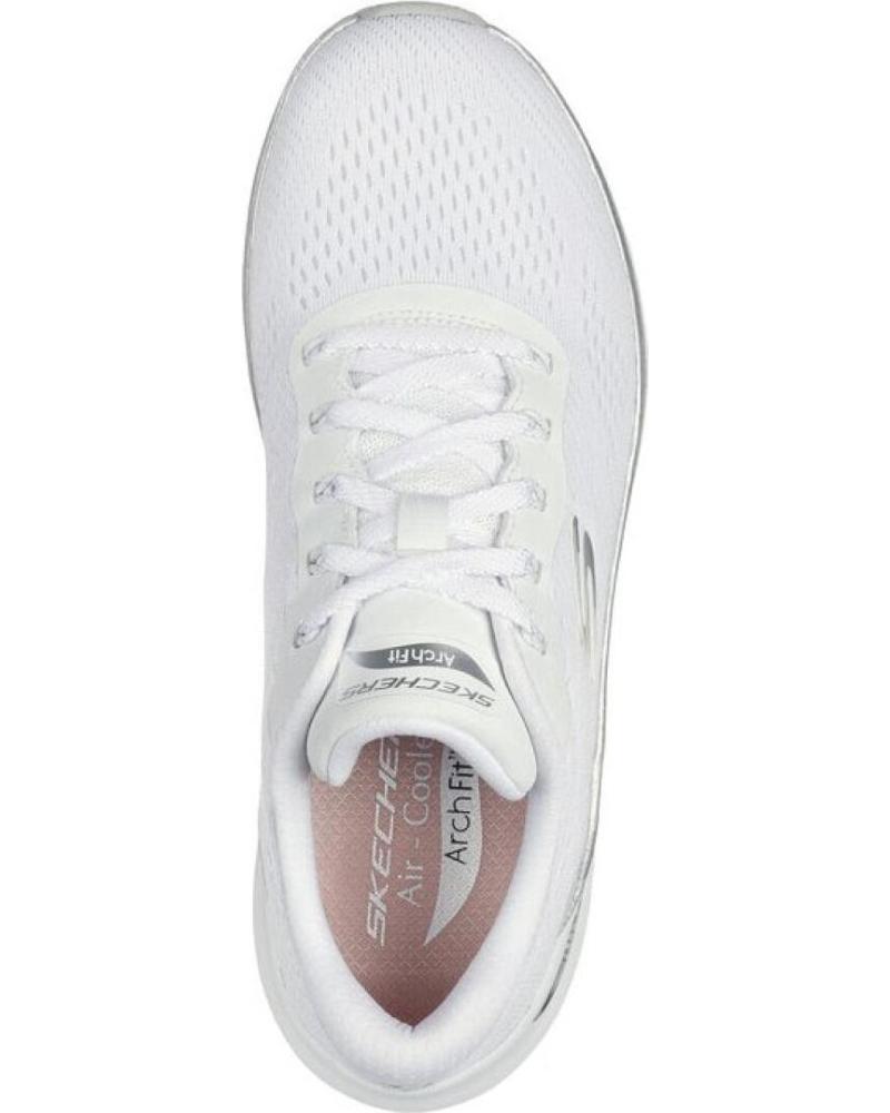 Zapatos Skechers Arch Fit Bambas Skechers Mujer Blancas Zapatillas
