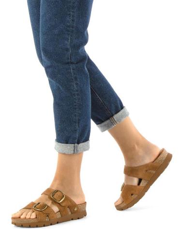 Sandals De Mujer PANAMA JACK SANDALIAS MUJER MODELO SHIRLEY COLOR MARRON  CUERO