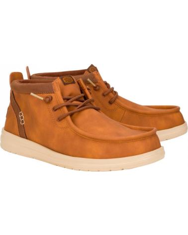Stivaletti HEY DUDE  per Uomo HOMBRE MOCASINES WALLY MID GRIPR CLASSIC 42051-2DU COGNAC TA  VARIOS COLORES