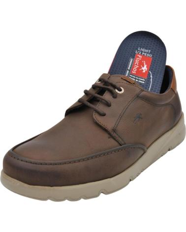 Chaussures FLUCHOS  pour Homme - BLUCHERS HOMBRE PLANTILLA EXTRAIBLE CORDONES M  CASTANO