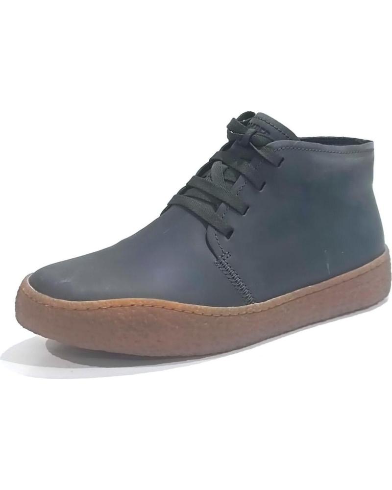Man shoes CAMPER BOTIN DE PIEL ENGRASADA CON SUELA DE GOMA  GREEN