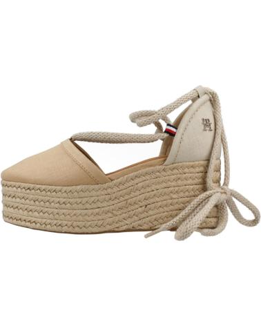 Sandalen TOMMY HILFIGER  für Damen ALPARGATA CLOSED  MARRóN