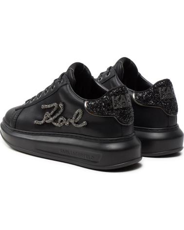 Zapatillas deporte KARL LAGERFELD  de Mujer KAPRI SIGNIA RHINESTONE LO KL62510G  NEGRO