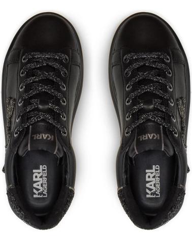 Zapatillas deporte KARL LAGERFELD  de Mujer KAPRI SIGNIA RHINESTONE LO KL62510G  NEGRO