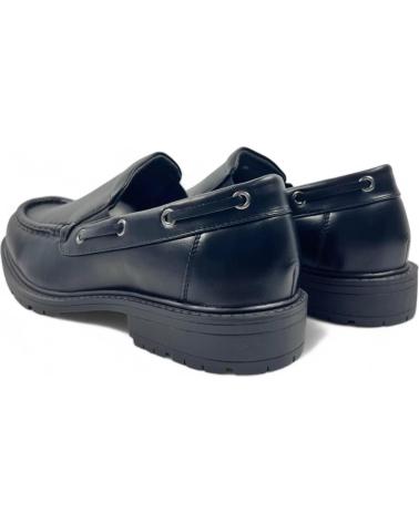 Zapatos TIMBOS  de Hombre MOCASIN NAUTICO DE HOMBRE 130424  NEGRO