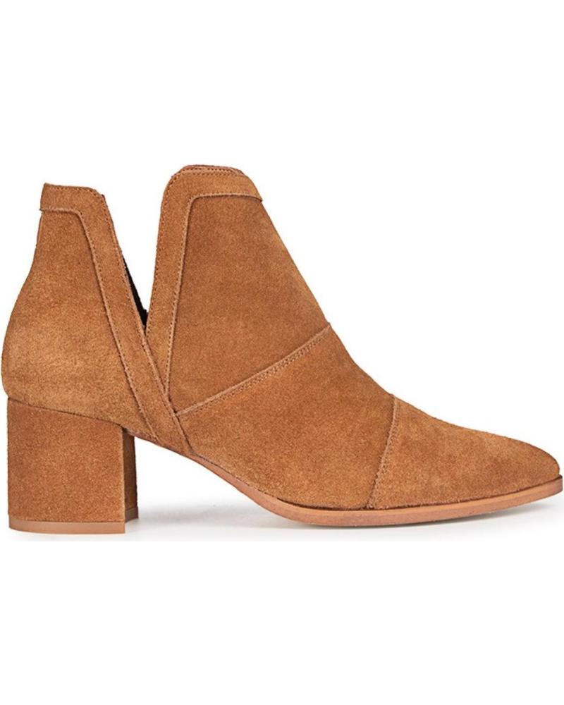 Botines POPA  de Mujer BT30102 003 AZAHARA SERRAJE  CUERO SERRAJE