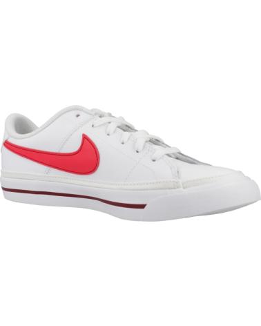 NIKE ZAPATILLAS SPORTWEAR DA5380 EN COLOR PARA MUJER BLANCO-ROJO