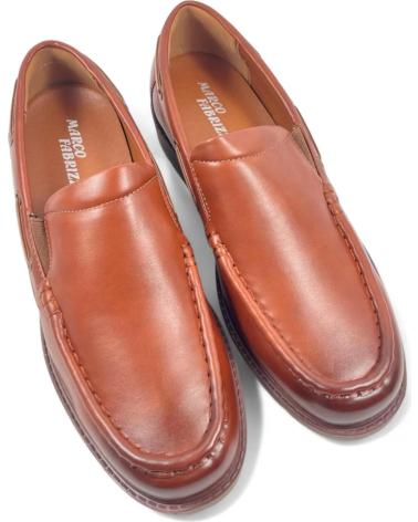 Sapatos TIMBOS  de Homem MOCASIN NAUTICO DE HOMBRE CUERO 130425  MARRóN