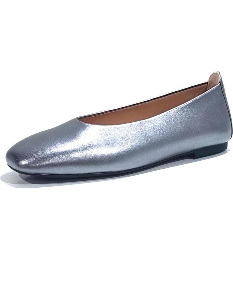 Chaussures UNISA  pour Femme SABRINA PLANA DE PIEL CON SUELA DE GOMA  ANTRACITA