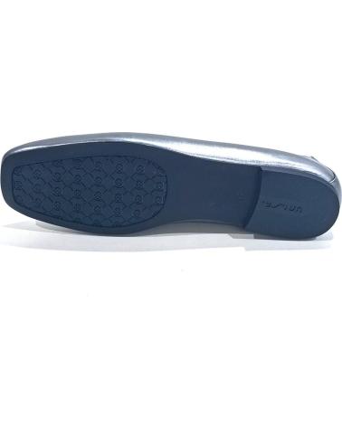 Chaussures UNISA  pour Femme SABRINA PLANA DE PIEL CON SUELA DE GOMA  ANTRACITA