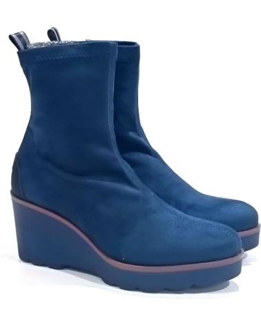 Botines WEEKEND BY PEDRO MIRALLES  de Mujer BOTIN DE ANTE LICRA CON CUNA  MARINO