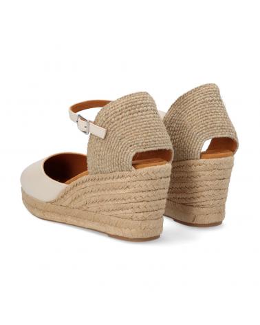 Zapatos de cuña für Damen UNISA CUNA DE YUTE IVORY