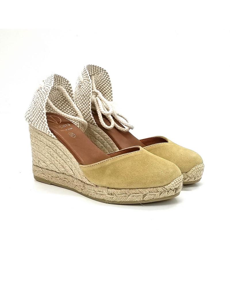Sandalias VIGUERA  de Mujer ALPARGATA DE CUNA MOSTAZA  SAND