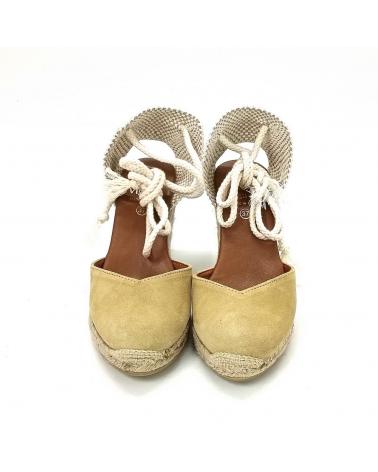 Sandalias VIGUERA  de Mujer ALPARGATA DE CUNA MOSTAZA  SAND