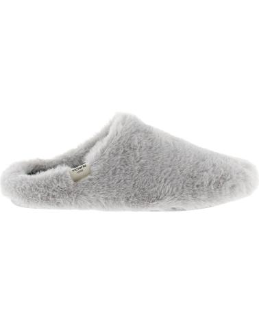 Calzado de casa VICTORIA  de Mujer PANTUFLAS 1081119 NORTE PELO SOFT  GRIS