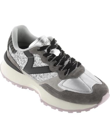 Woman Zapatillas deporte VICTORIA DEPORTIVAS 8807103 RUSH METAL GLITTER  PLATA