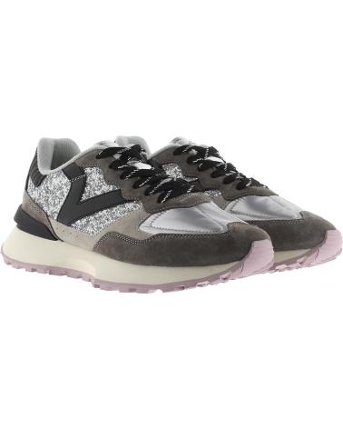 Woman Zapatillas deporte VICTORIA DEPORTIVAS 8807103 RUSH METAL GLITTER  PLATA