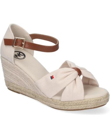 Sandalias LETS SECRET  de Mujer ALPARGATAS DE CUNA DE YUTE BLANCAS ELEGANCIA Y COMODIDAD EN  BLANCO