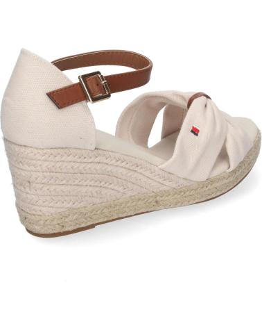Sandalias LETS SECRET  de Mujer ALPARGATAS DE CUNA DE YUTE BLANCAS ELEGANCIA Y COMODIDAD EN  BLANCO