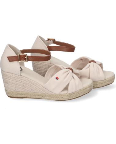 Sandalias LETS SECRET  de Mujer ALPARGATAS DE CUNA DE YUTE BLANCAS ELEGANCIA Y COMODIDAD EN  BLANCO