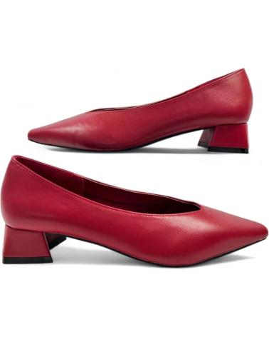 Zapatos TIMBOS  de Mujer SALON TACON VESTIR MUJER 130475  ROJO