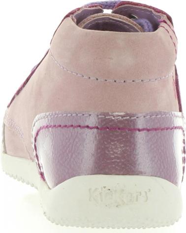 Botines de Niña KICKERS 474570-10 BIBOUNOW 141 VIOLET CLAIR