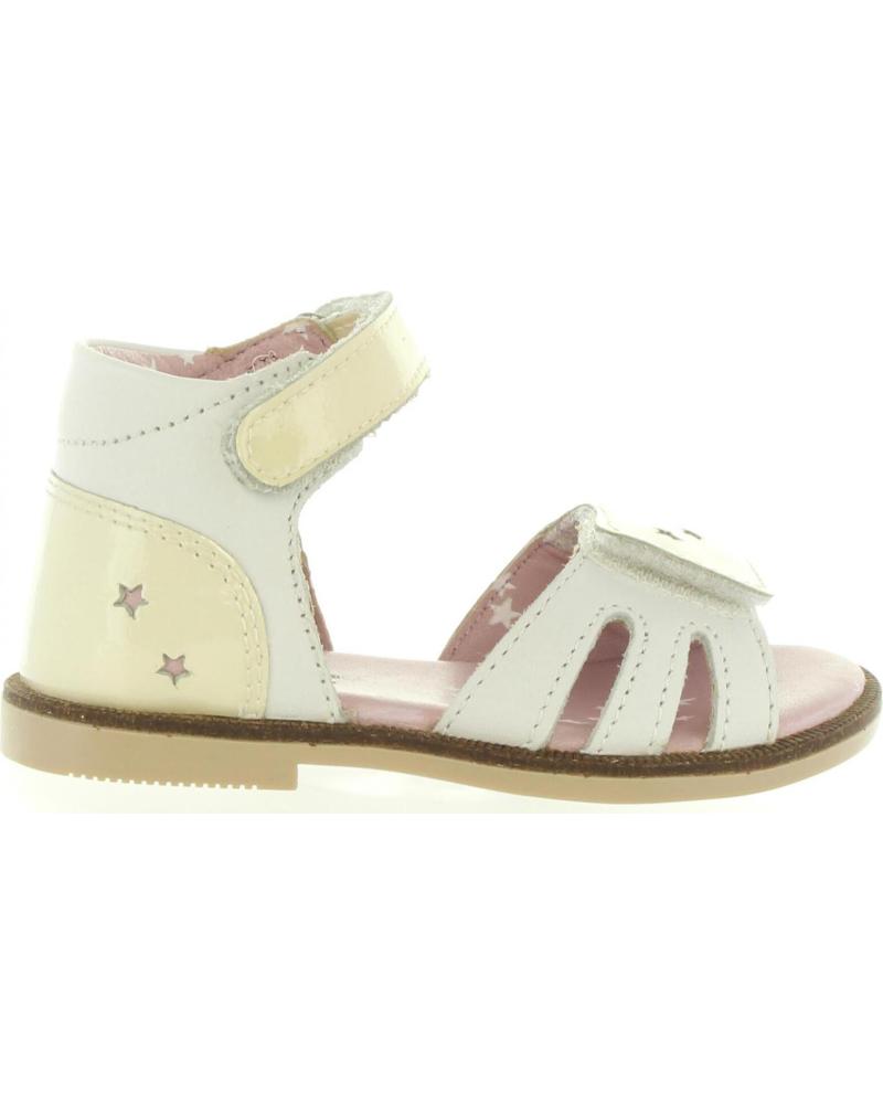 Sandalias de Niña KICKERS 469890-11 MOONSTAR 3 BLANC