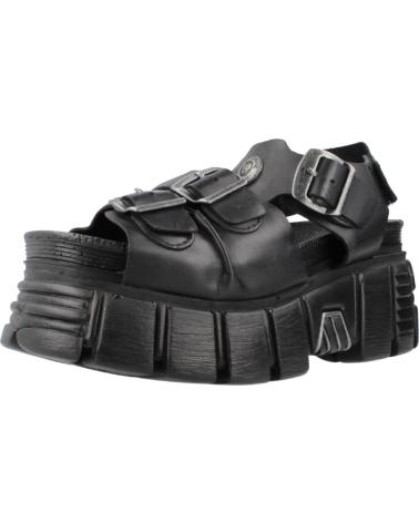 Sandali per Donna NEW ROCK SANDALIAS MUJER MODELO M BIOS101SF C1 COLOR NEGRO