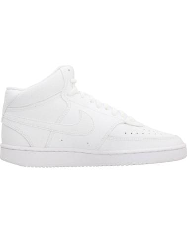 NIKE COURT VISION MID CD5436 100 WEISSE URBAN SNEAKERS BLANCO